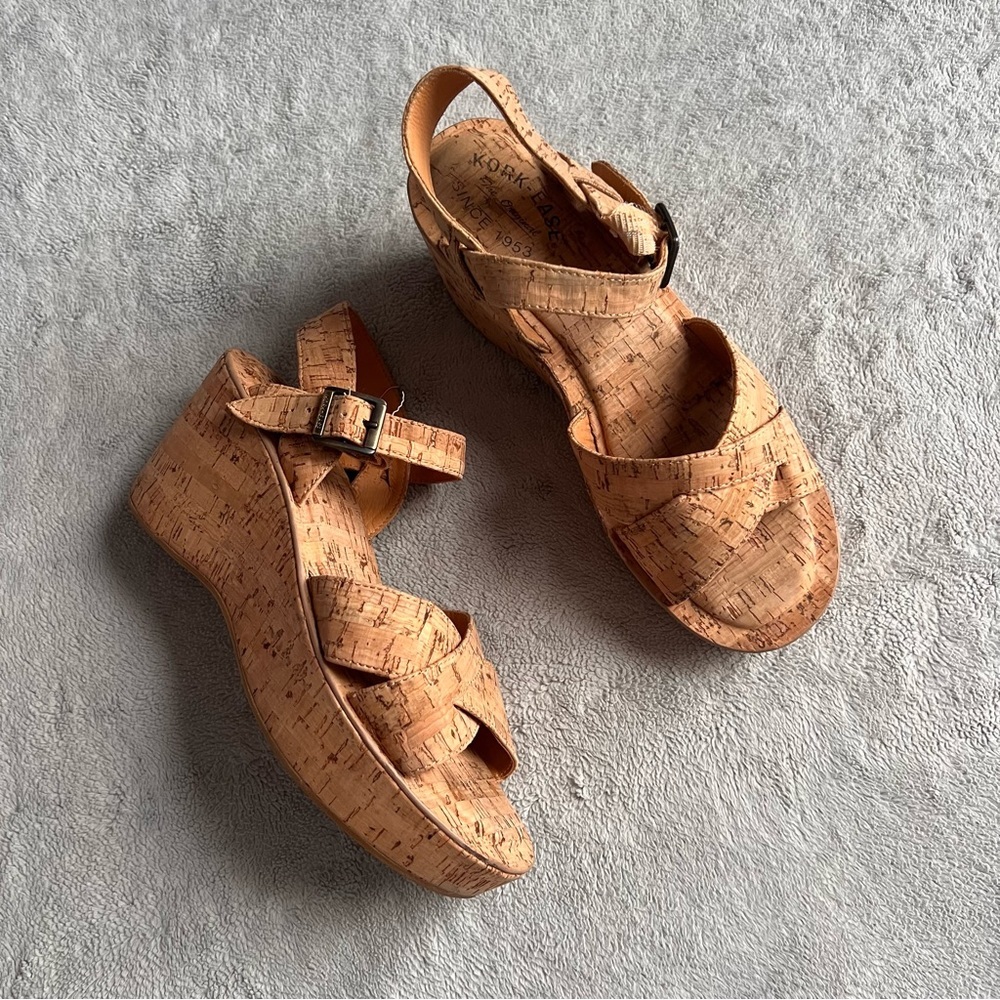 Kork-Ease Tan Cork Sandals